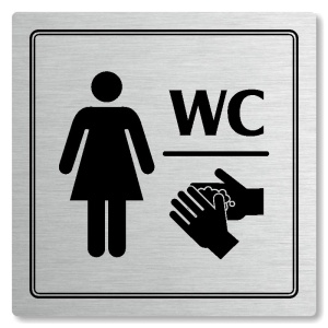 Piktogram WC ženy
